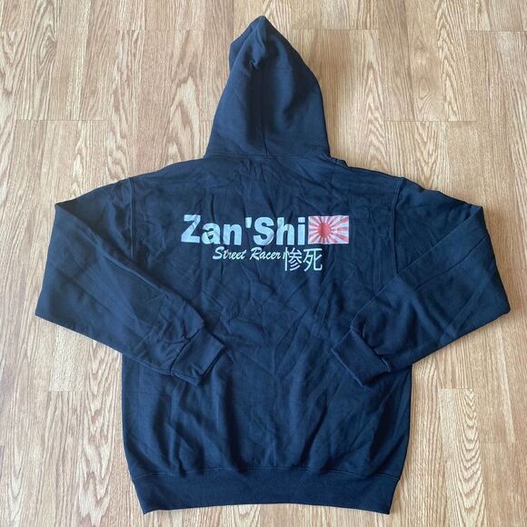 Zan'Shi Street Racer Hoodie Black Medium - Picture 1 of 5